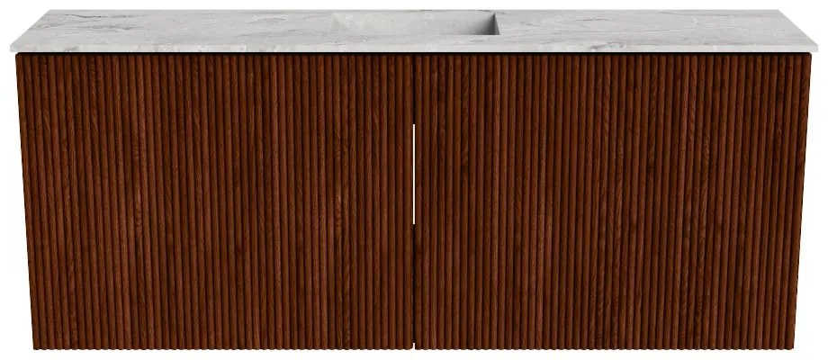 Mondiaz Joya DLux 100cm toiletmeubel ruby met wastafel faye midden 1 kraangat glace