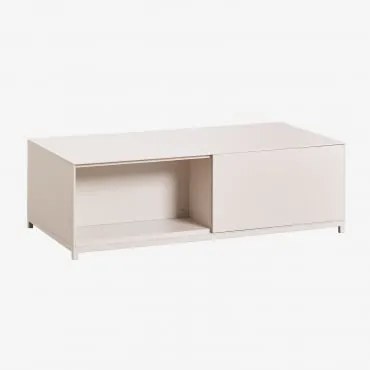 Rechthoekige Salontafel 120x60 Cm In Mdf Kivora Gardenia Wit - Sklum