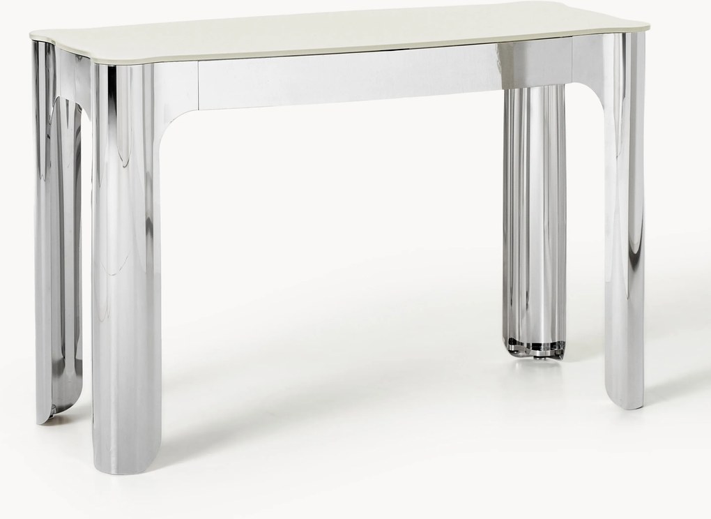 Wandtafel Georgia met glazen tafelblad