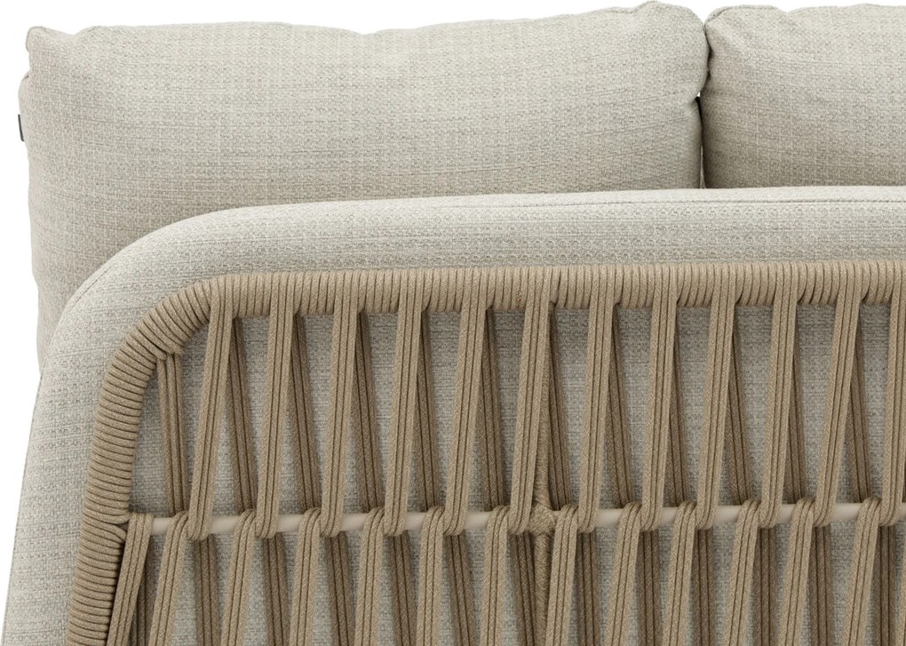 Tuinset 6 personen 220 cm Aluminium Zand/Beige Hartman Alice