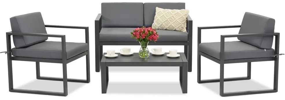 Merlo Garden Point tuinset antraciet