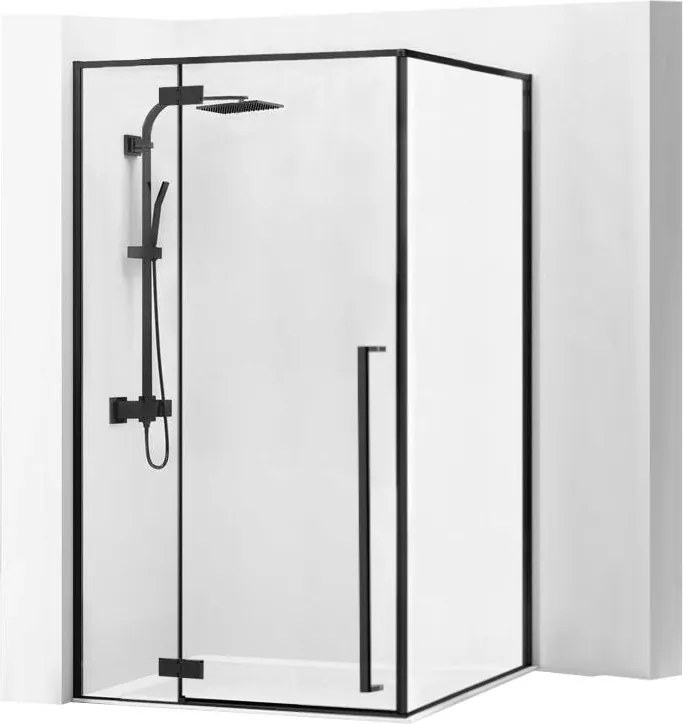 Rea Fargo 120x90 Black Mat douchewand