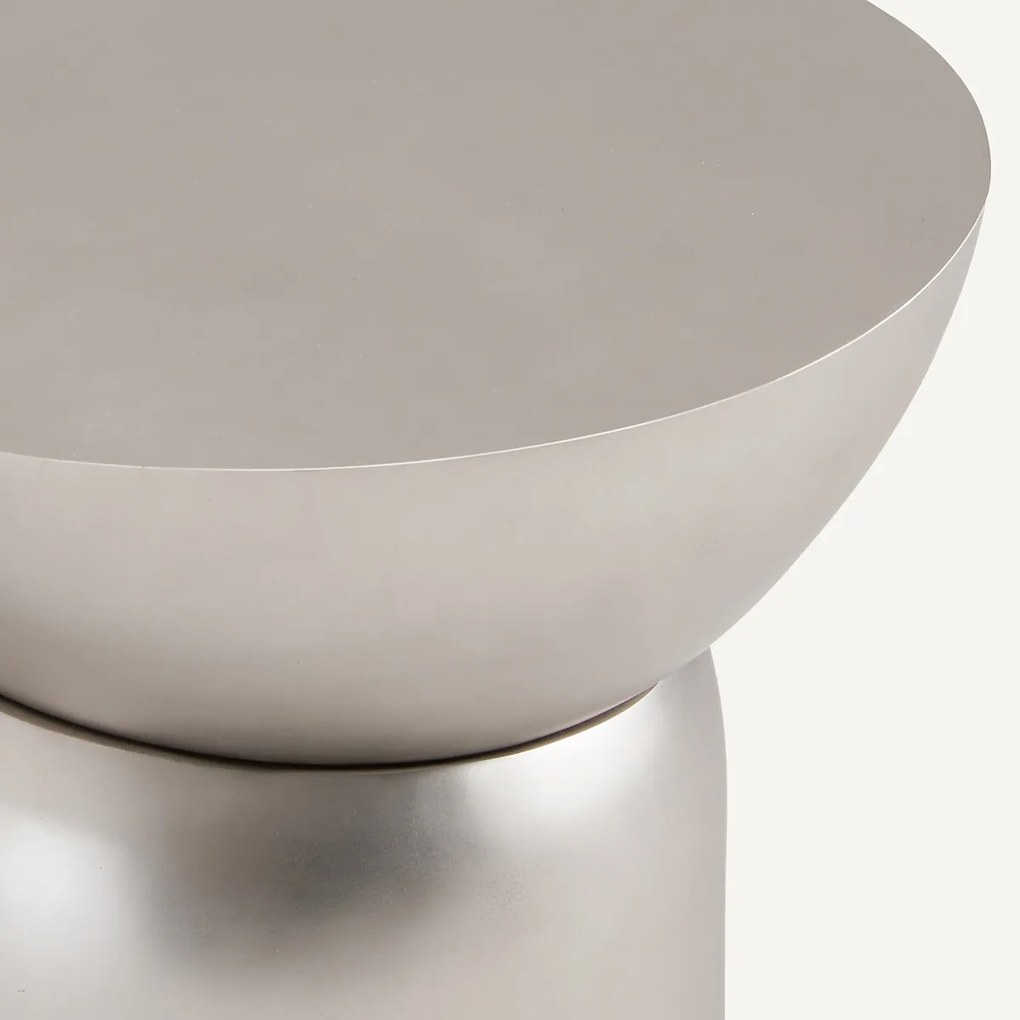 Bijzettafel in gegoten aluminium, Fraulino