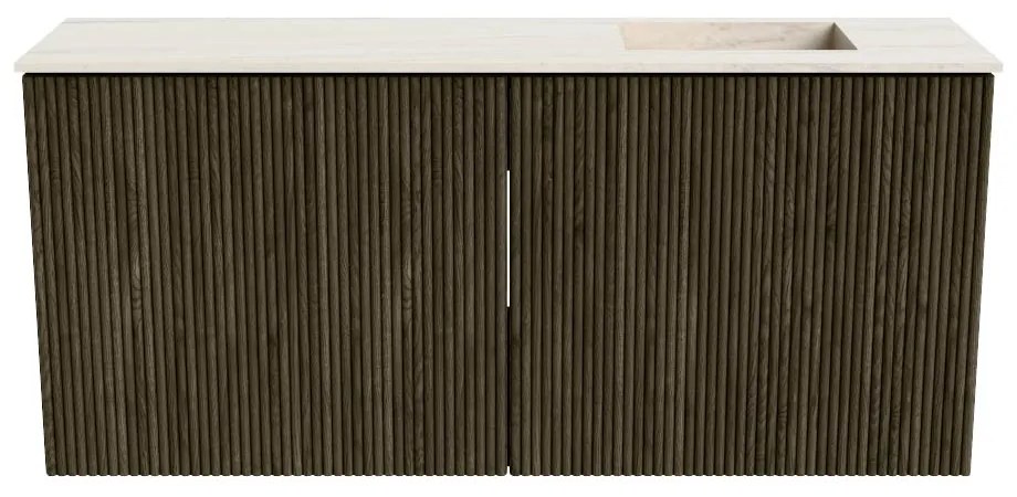 Mondiaz Joya DLux 90cm toiletmeubel shadow met wastafel faye rechts zonder kraangat meli