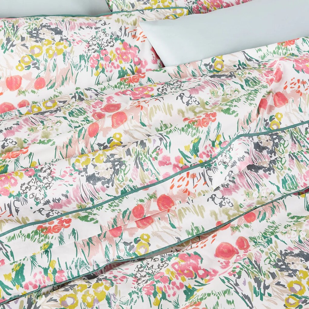 Kussensloop in perkalkatoen, Colored Field