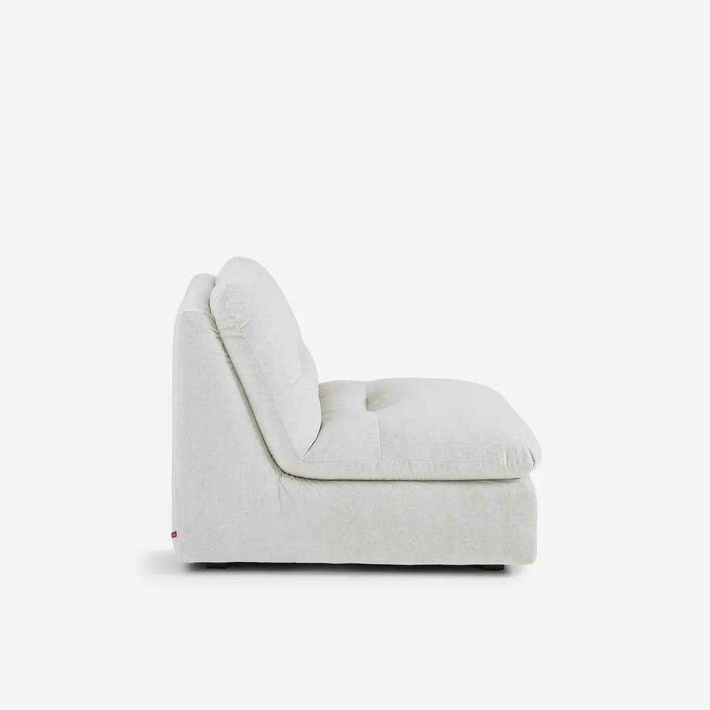 Modulaire fauteuil in linnen fluweel, GIULIANO