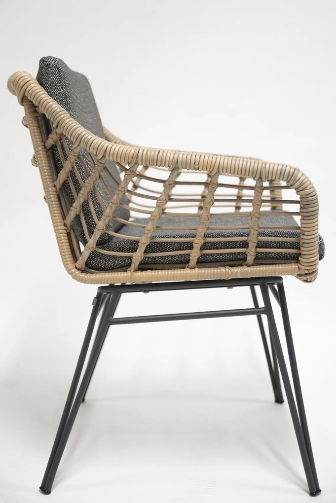 4 Seasons Outdoor Cottage tuinset Quatro Tuinset taupe weerbestendig
