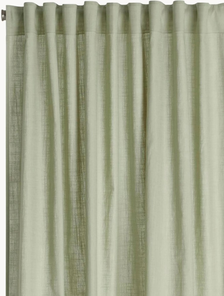 Transparante multibandgordijnen Jennie, 2-delig, B 140 cm