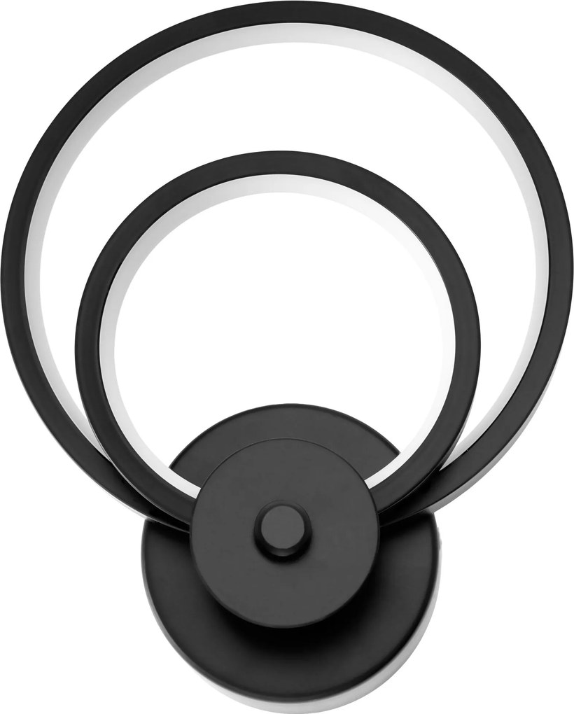 LED wandlamp APP1042-W ZWART MAT