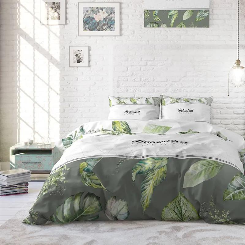 DreamHouse Bedding Botanical Dreams - Wit Lits-jumeaux (240 x 220 cm + 2 kussenslopen) Dekbedovertrek
