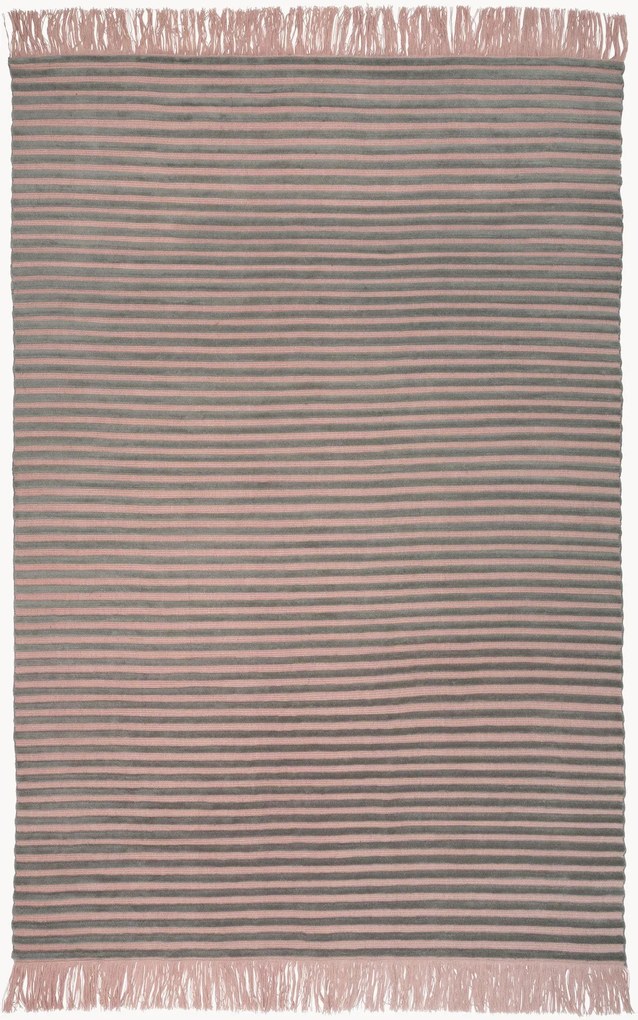 Handgemaakt laagpolig vloerkleed Clear