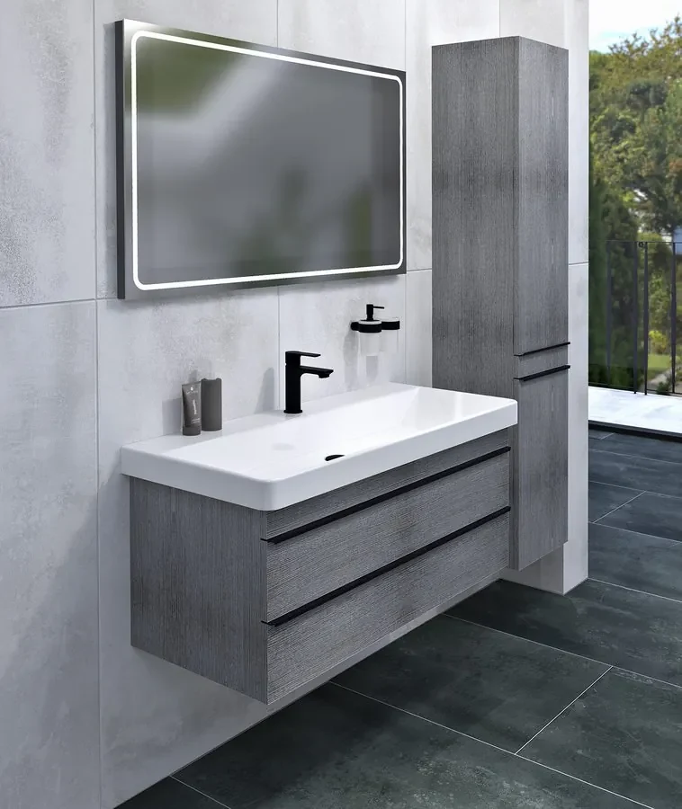 Sapho Sitia kolomkast 35x170x30cm grijs