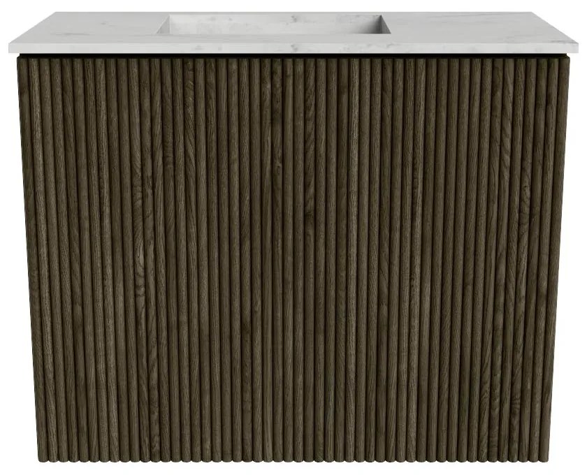 Mondiaz Joya DLux 50cm toiletmeubel shadow met wastafel faye links 1 kraangat opalo