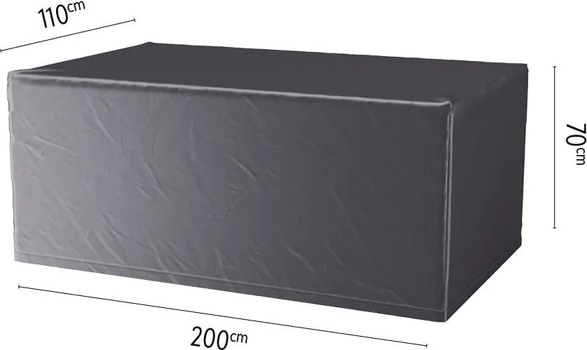 Platinum Aerocover tuintafelhoes - Ademende hoes voor tuintafels van 180 tot 200cm