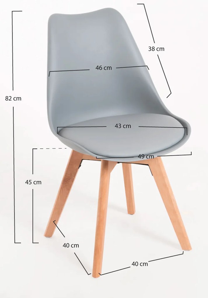 Set 6 Synk Basic Stoelen