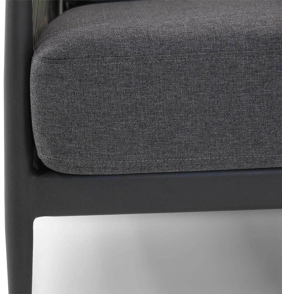 Hoek loungeset 5 personen Aluminium/Rope Taupe Coco Romeo