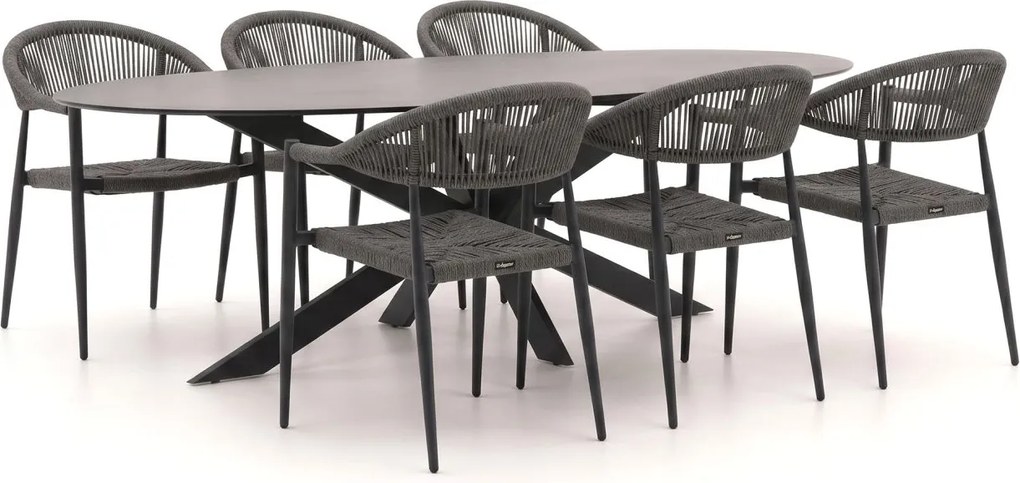 + 10% kassakorting | Diningset Manifesto  | 6 personen teakhout | Tuinset stapelbaar | 7-delig | Kees Smit Tuinmeubelen