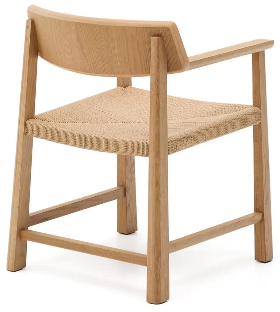 Kave Home Idun Eiken Design Eetkamerstoel