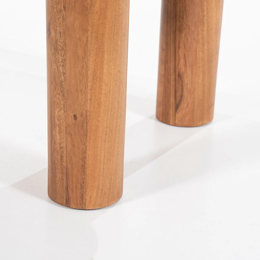 Eleonora Julian Retro Salontafel Van Acaciahout - 120 X 60cm.