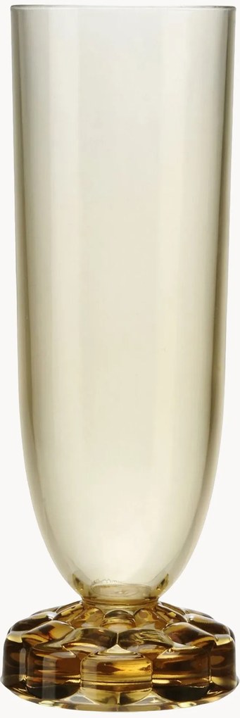 Champagneglazen Jellies met structuurpatroon, 4-delig