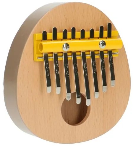 Duimpiano, 8 tonen, fsc hout en metaal