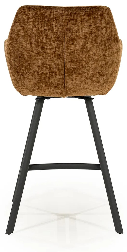 By-Boo Bliss Draaibare Barkruk Stof Geel