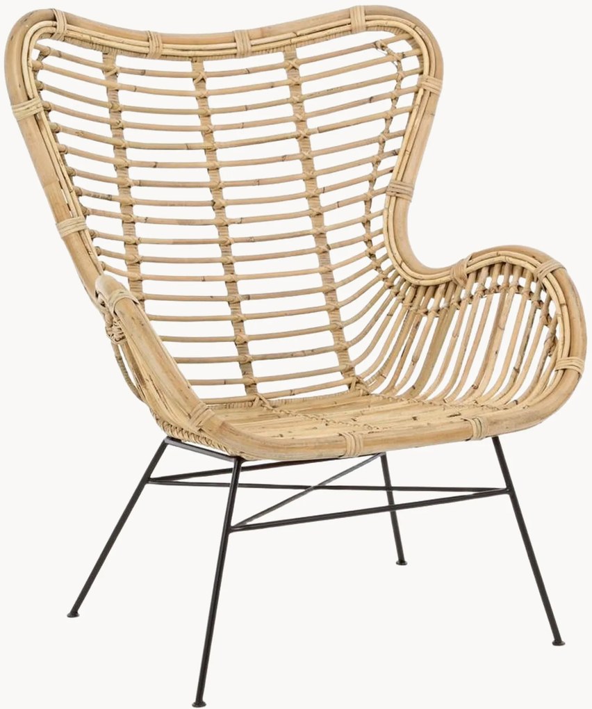 Rotan armstoelen Casilda, 4-delig