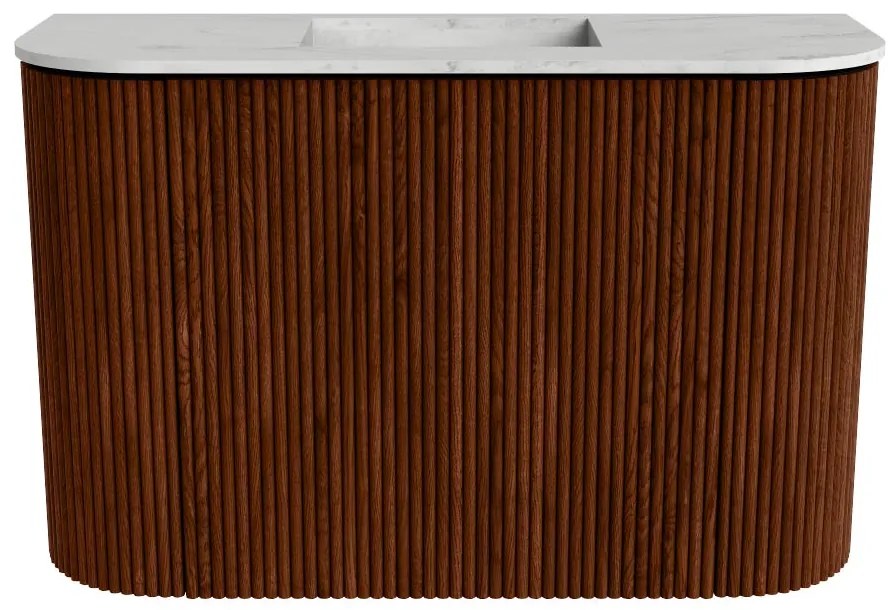 Mondiaz Joya DLux 65cm toiletmeubel ronding links/rechts ruby met wastafel faye midden zonder kraangat opalo