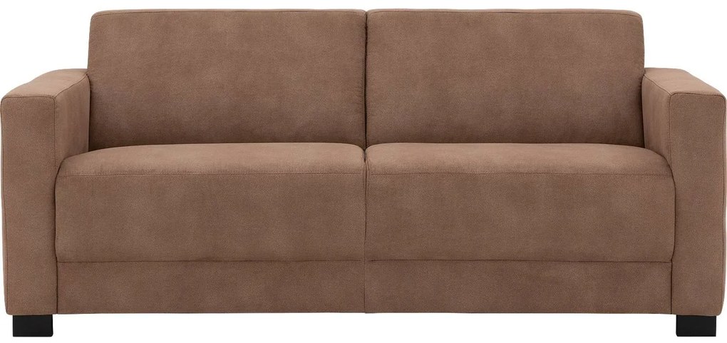 Goossens  My Style bruin, microvezel, 2,5-zits, stijlvol landelijk