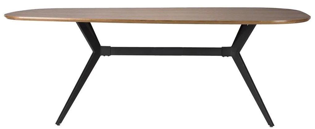 Organische Eettafel Walnoot - 180 X 90cm.