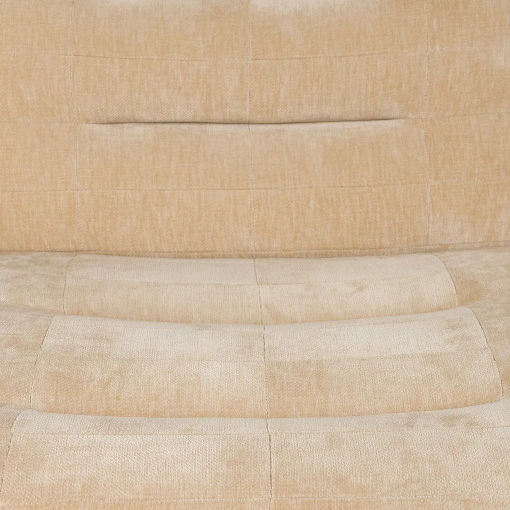 Dutchbone Wyatt Lounge Fauteuil Velours Beige