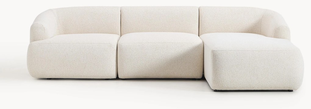 Modulaire bouclé hoekbank Sofia (4-zits)