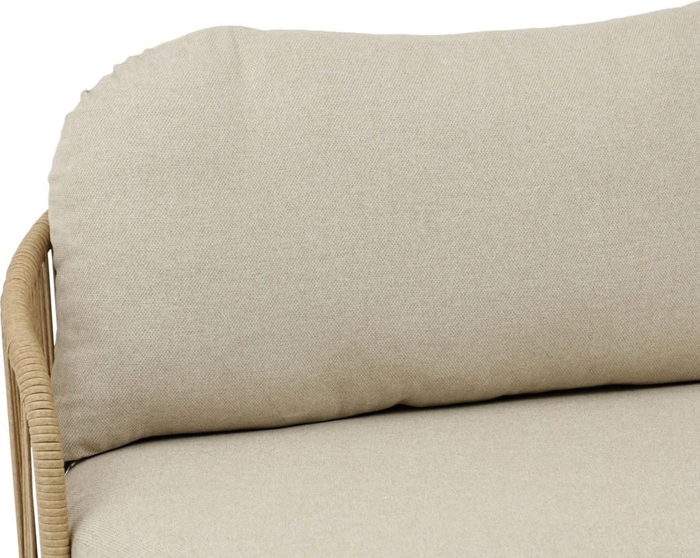 Loungeset tuin 6 personen Rope Zand/Beige  Coco Amici