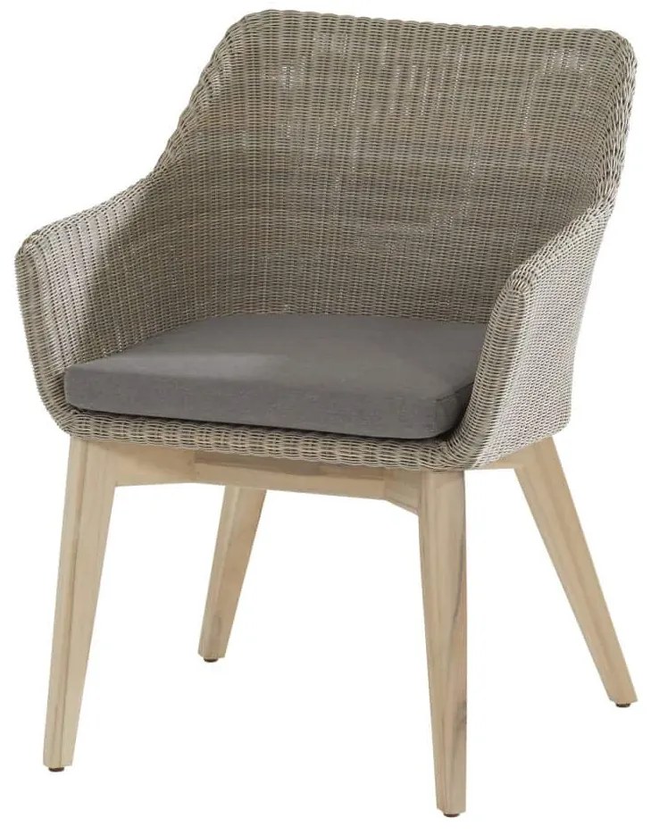 4 Seasons Outdoor Avila tuinstoel polyloom pebble    beige weerbestendig