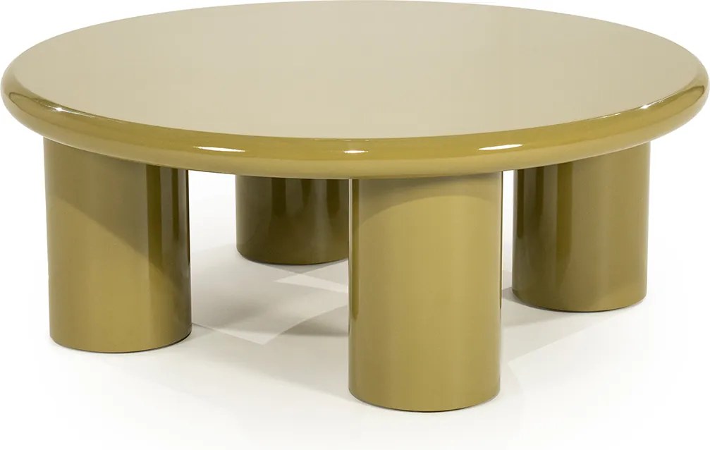 Ronde Salontafel Large Groen - 80 X 80cm.