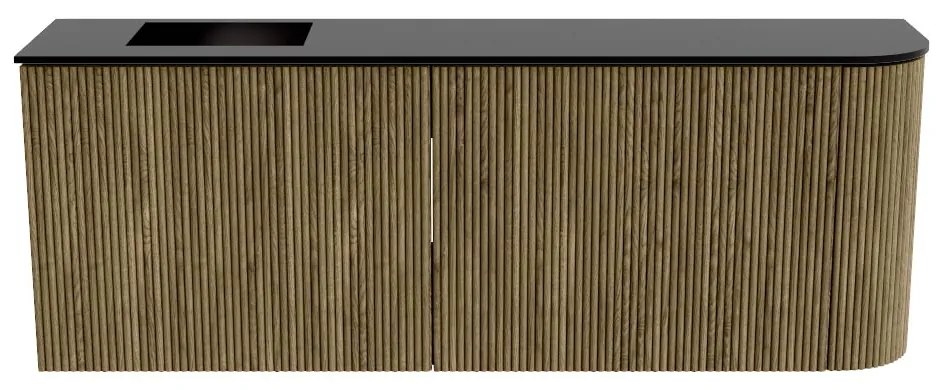 Mondiaz Joya 110cm toiletmeubel ronding rechts dusk met wastafel faye links 1 kraangat urban