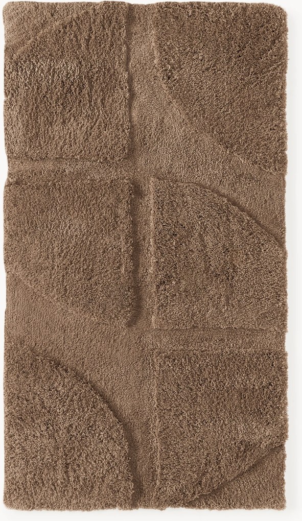 Pluizig hoog-laag vloerkleed Jade