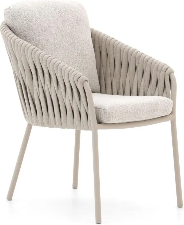 + 10% kassakorting | Dining tuinstoel | SUNS Nappa | Rope (touw) | Taupe | Kees Smit Tuinmeubelen
