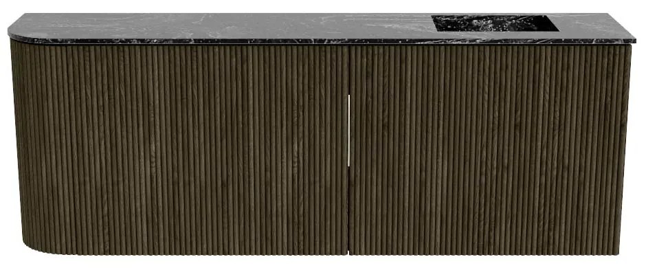 Mondiaz Joya DLux 110cm toiletmeubel ronding links shadow met wastafel faye rechts 1 kraangat lava
