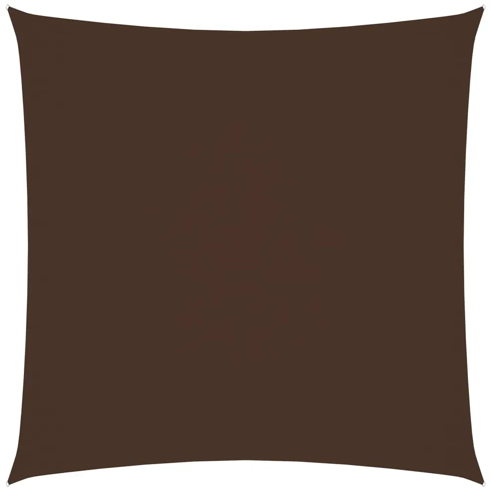 vidaXL Zonnescherm vierkant 6x6 m oxford stof bruin