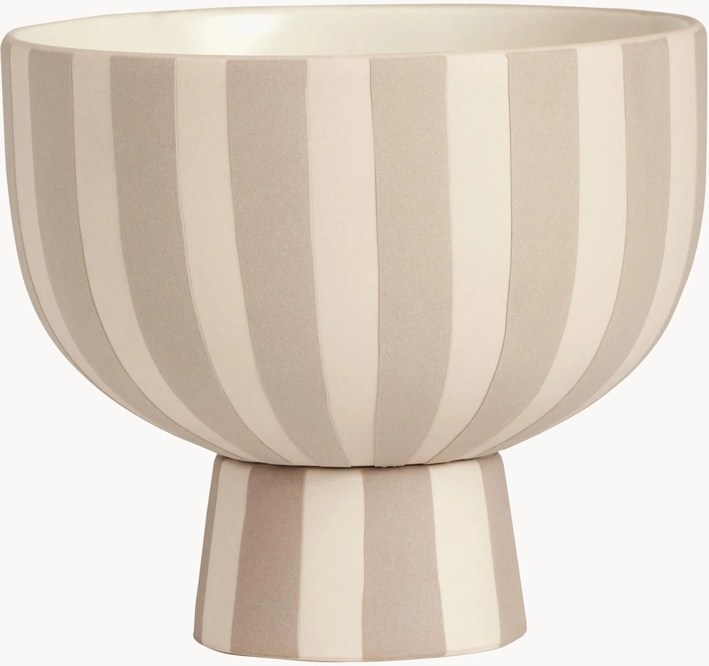 Handgemaakte decoratieve schaal Toppu, H 13 cm