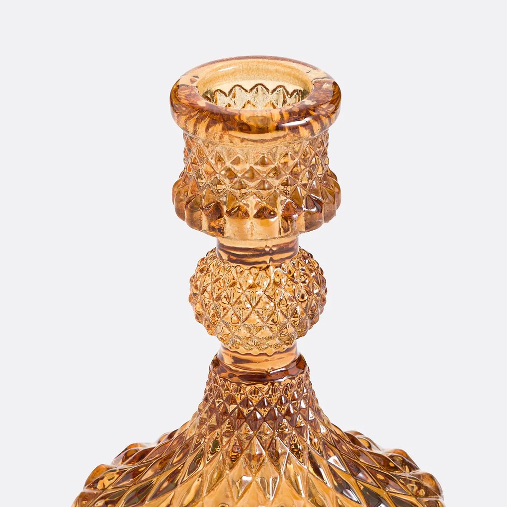 Kandelaar in glas H10,2 cm, Carsa