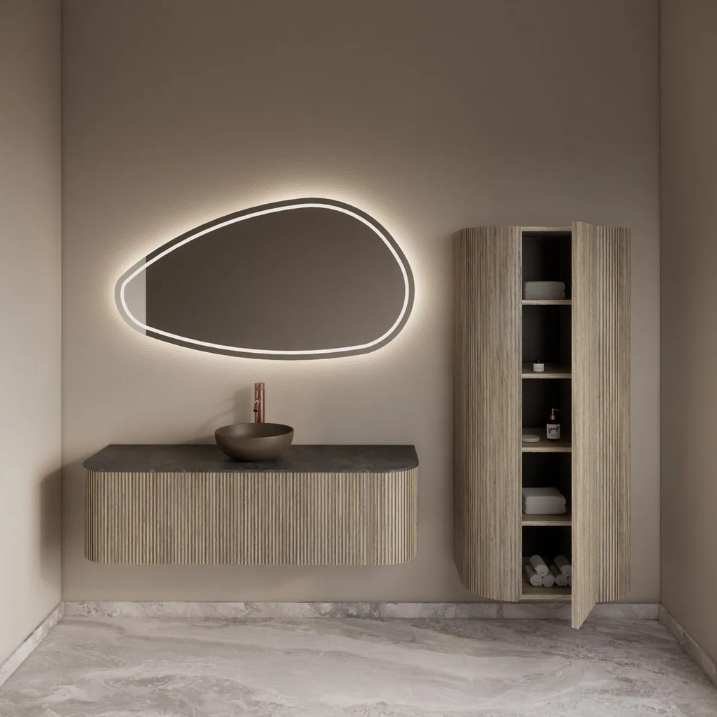 Gliss Design Alluro kolomkast 160cm corn silk