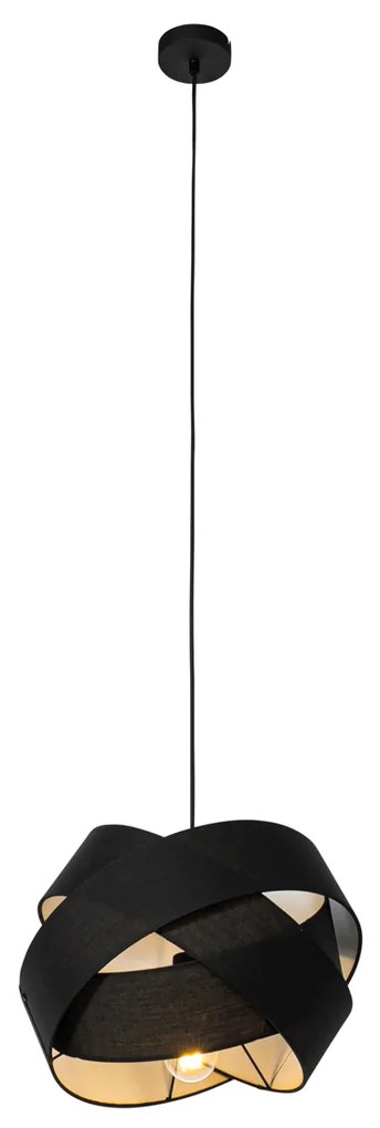 Moderne hanglamp zwart - Cloth