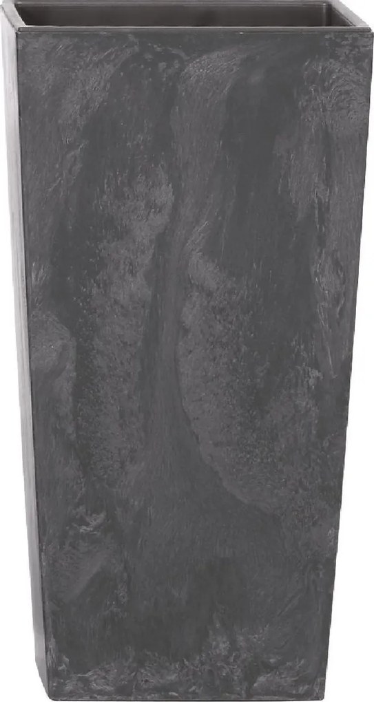 Prosperplast Urbi Square Hoge Plantenbak XXL - Beton Effect Antraciet - 75 cm hoog