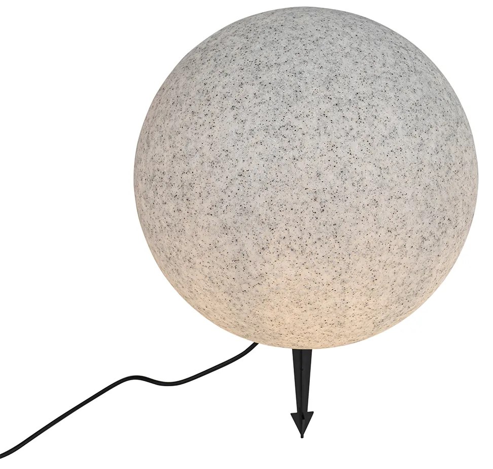 Moderne buitenlamp grijs 45 cm IP65 - Nura