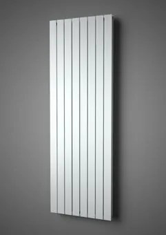 Plieger Cavallino Retto designradiator verticaal dubbel middenaansluiting 1800x298mm 817W wit structuur