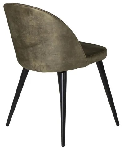 Jörn Eetkamerstoel - Meike - Bruin - Fluweel - Jörn