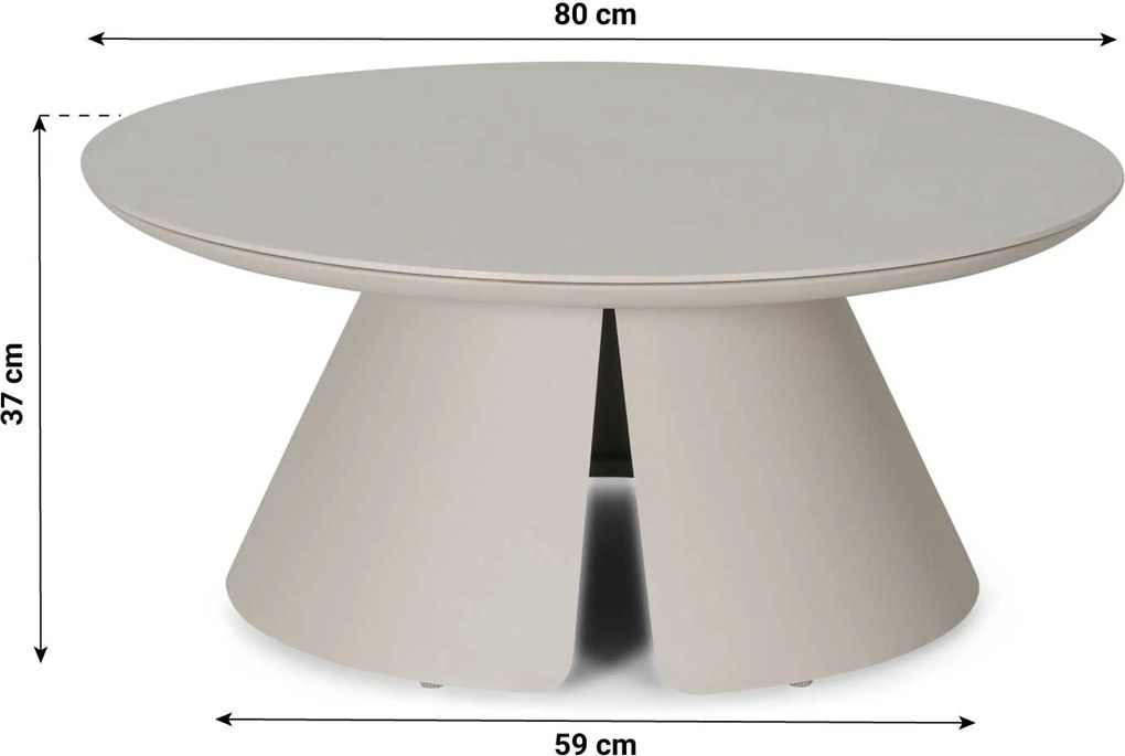 Stoel en Bank Loungeset 5 personen Rope Taupe  4 Seasons Outdoor Calma/Cayora