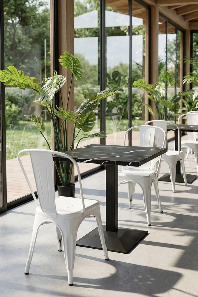 Kuat Zwart 70 cm tafel